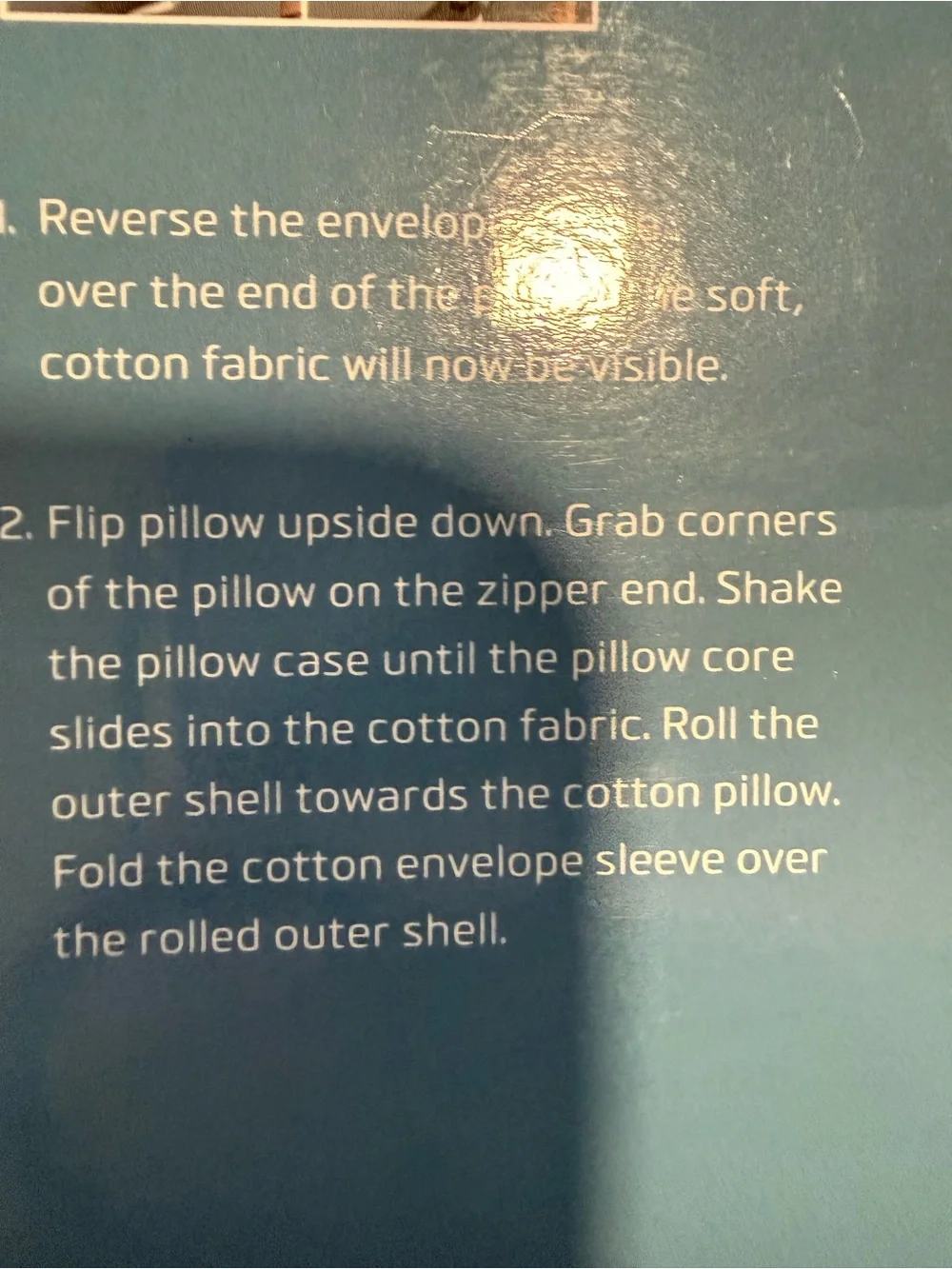Klymit Drift Camping Pillowcase - Blue Pattern & Tan